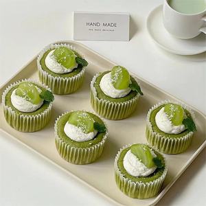 Revestimientos de magdalenas de <span class=keywords><strong>tulip</strong></span>án reciclables, tazas de papel para hornear, Mini revestimientos redondos para magdalenas - Product Image 6