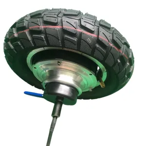 Çin'de yapılan tekerlek hub motor Off road kaba lastik 10 inç 48V elektrik dişli göbek motoru