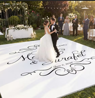 Autocollant de sol personnalisé pour mariage, amovible, auto-adhésif, en vinyle, pour la décoration de l'entrée, du chemin et de la réception du mariage