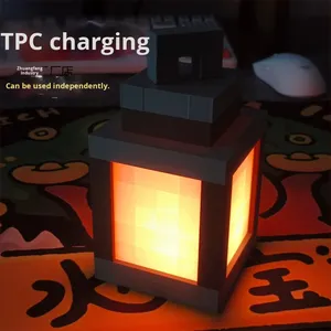 Lámpara de Pared LED <span class=keywords><strong>Minecraft</strong></span> Pixel Lantern para Dormitorios de Gamers y Decoración de Salas de Juego - Product Image 2