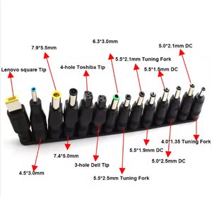 多機能電源アダプター<span class=keywords><strong>8</strong></span>つの2ピン変圧器多目的充電器アダプター<span class=keywords><strong>8</strong></span>ピースセットDC5521 DC7909 - Product Image 3