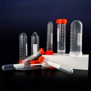 प्रयोगशाला स्टेरिल 15 मिली 50 मिलीलीटर चिकित्सा पीपी प्लास्टिक कंसेंट्रीफ्यूज ट्यूब के साथ स्क्रू कैप ओम अनुकूलन योग्य फ्लैट बॉटम - Product Image 5