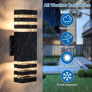 IP65 nhà hiện đại chiếu sáng lên và xuống đèn/ngoài trời ánh sáng/khách sạn biệt thự bên ngoài gắn kết không thấm nước ánh sáng sân vườn ABS tường ánh sáng - Product Image 5