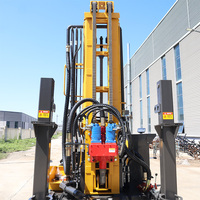 Foreuse pneumatique pour puits d'eau rurale, machine de forage de puits d'eau de 200 m, foreuse de puits d'eau diesel