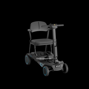 Scooter Eléctrico Ligero con Asiento y Manillar para el Cuidado de la Salud, Ayuda para Caminar, Plegable, de Cuatro Ruedas - BZ-KLO01 - Product Image 1