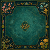 Jeu de Mahjong américain de luxe quatre saisons et quatre gentlemen, 160 tuiles, en acrylique 3 couches, motif floral oriental galaxie marine