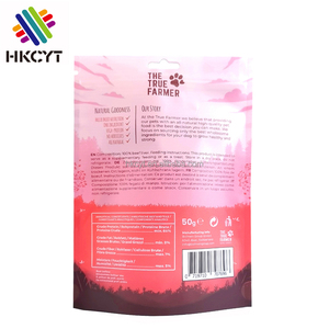 Tùy chỉnh in Nắp kéo treo notch Ziplock Túi cửa sổ tùy chỉnh đứng lên túi cho vật nuôi xử lý - Product Image 3