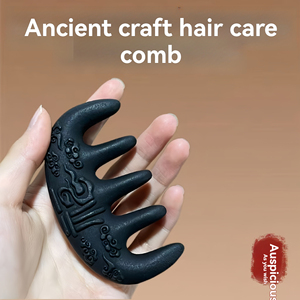 Peines de Masaje Airende QY-147 Hechos a Mano con He Shou <span class=keywords><strong>Wu</strong></span>, Hierbas Chinas Naturales, Venta Directa de Fábrica, Cuidado Capilar Herbal - Product Image 4