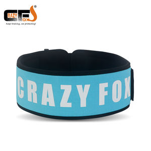 Crazyfox Unisex neopren halter kemeri özel Logo ağır spor eğitimi egzersiz çömelme desteği sert çekme koruması - Product Image 4