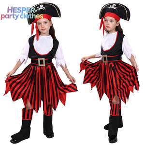 Costume de pirate pour filles HESPER Halloween, best-seller, déguisement de personnage de film et de série TV, short et jupe - Product Image 1