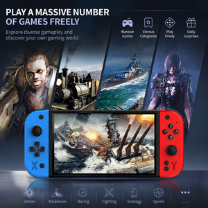 Consola Portátil <span class=keywords><strong>Retro</strong></span> G90 con Pantalla de <span class=keywords><strong>7</strong></span> Pulgadas, Versión Actualizada con WiFi, Reproductor de Videojuegos con Doble Joystick y Más de 19000 Juegos Clásicos - Product Image 2