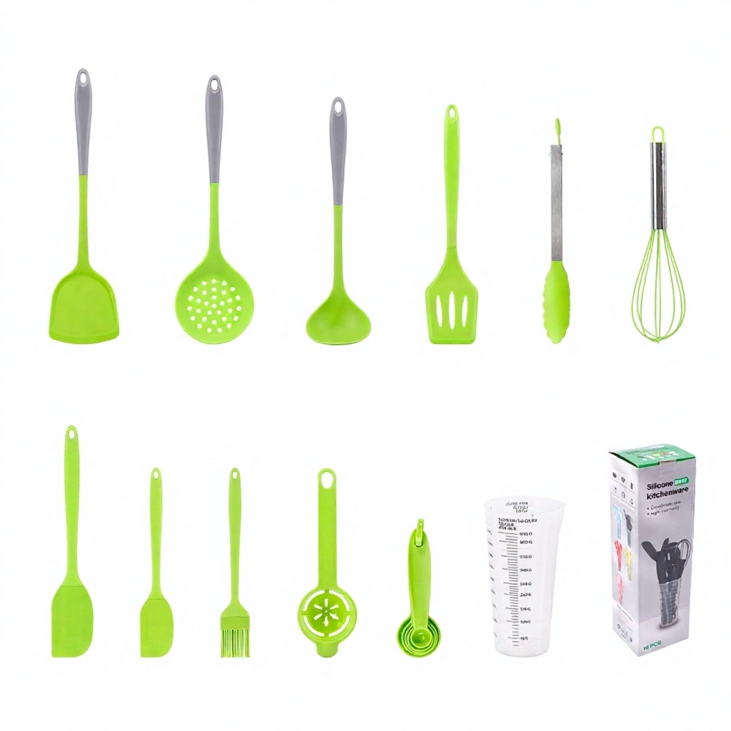Ensemble de pâtisserie 16 pièces Green-new