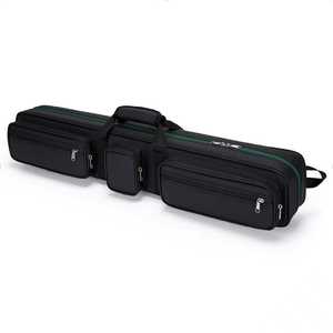 Borsa per Stecca da <span class=keywords><strong>Biliardo</strong></span> 1/2, 7 Fori, Nera, in Morbido Pile Protettivo, Custodia per Stecca da Pool, Tracolla, Accessorio per <span class=keywords><strong>Biliardo</strong></span> - Product Image 6