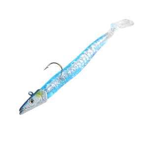 Señuelo de pesca de silicona, cebo Artificial brillante, plantilla de cabeza de plomo, para peces, lubina, <span class=keywords><strong>carpa</strong></span> - Product Image 2