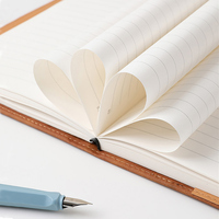 Libreta de Negocios Personalizada A5, Tapa Dura de Cuero PU Ecológico, Cosido con Hilo Térmico, 80 Hojas, Promocional para Estudiantes