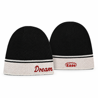 Gorro de Invierno Jacquard con Logotipo Personalizado, Gorro Deportivo Elástico Tipo Waffle para Viajes, Pesca y Actividades al Aire Libre