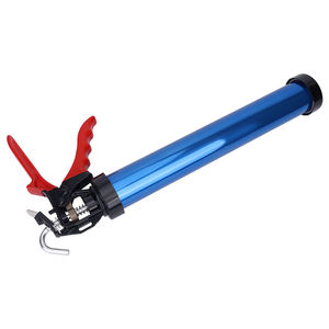 Pistola de calafateo profesional sin goteo de 250 ml, manual, de aluminio, tipo salchicha, con mango para sellador de poliuretano y silicona, herramienta manual - Product Image 1