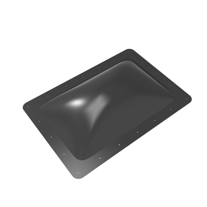 Reemplazo de tragaluz RV, dimensión exterior de 18 "X 26", dimensión de cúpula de 22 "14 X" compatible con camión de quinta rueda de remolque <span class=keywords><strong>Camper</strong></span>, negro - Product Image 1