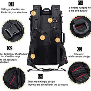 Free sample Triathlon Sports <b>Duffel</b> <b>Bag</b> <b>40L</b> Triathlon <b>Bag</b> Waterproof Compartment Triathlon Backpack - Product Image 3
