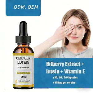 Gouttes oculaires liquides de lutéine en gros, soin des <span class=keywords><strong>yeux</strong></span>, suppléments à base de plantes de souci halal, supplément vitaminique, gouttes liquides de lutéine - Product Image 4