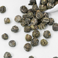 Thé en boule artisanal authentique Hengxian Jasmine Dragon Pearl 500g, parfum de fleurs fraîches traditionnel, arôme intense, vente en gros directe usine