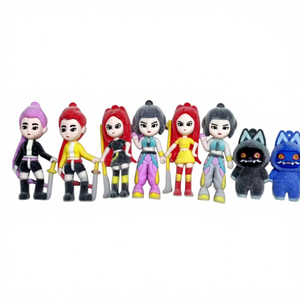 Bambole in Plastica <span class=keywords><strong>Kpop</strong></span> Demon Hunters, Statuette Giocattolo per Feste, Eventi, Lauree, Decorazioni per Halloween, Buste Sorpresa - Product Image 1