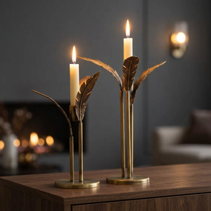 Candelabro Decorativo de Hierro Premium para Sala de Estar, Mesa de Comedor, Mesa de Centro, Dormitorio, Decoración de Interiores del Hogar, Regalo de Pascua - Product Image 1
