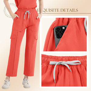 ชุดยูนิฟอร์มผ่าตัดสแปนเด็กซ์ทางการแพทย์กางเกงกว้างสำหรับจ็อกเกอร์สำหรับผู้หญิงชุดสครับ - Product Image 6