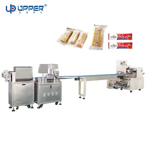 Foshan Upper automatic protein bar play dough color dough sugar paste extruding packing machine