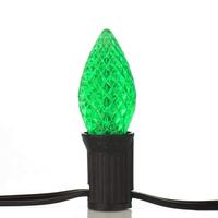 Lot de 25 ampoules LED C7 multicolores pour décorations de Noël résidentielles, ampoules de remplacement pour Noël