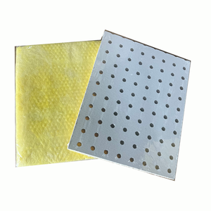 Canxi silicat Composite kính len tường bảng hấp thụ âm thanh đục lỗ kim loại Hội Đồng Quản Trị cho bên ngoài bức tường và mái nhà - Product Image 2