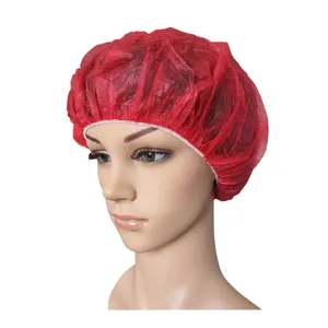 Topmed chống bụi hat Head Bìa MOB bouffant cap không dệt dùng một lần tóc lưới y tế hairnet
