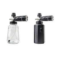 Canon à mousse pour nettoyeur haute pression OnniLuLu Ultra 1.0 avec adaptateur de raccord rapide 1/4 Lance à mousse Pulvérisateur