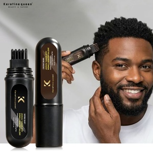 Peine de Coloración Instantánea para Cabello Negro de 15ml, Desechable, Sin Enjuague, Tinte Temporal para Cabello, para Sombreado Rápido de la Línea del Cabello y Retoque de Raíces - Product Image 1