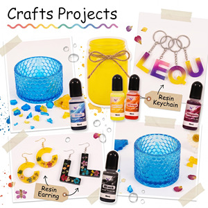 LEQU Happy And Fun - Tinte de Resina de 15 Colores para Hacer Joyas, Pigmento Líquido de Alta Concentración para Arte en Resina y Manualidades - Product Image 3