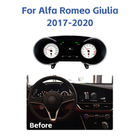 Afficheur numérique de voiture Krando Linux pour Alfa Romeo Giulia 2017-2020, tableau de bord LCD, instrument, cockpit virtuel, compteur de vitesse