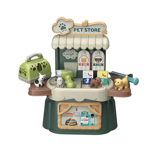 Jouets de jeu de rôle <span class=keywords><strong>pour</strong></span> enfants vendeur chaud enfants jouer maison chat et <span class=keywords><strong>chien</strong></span> boutique supermarché prendre soin de faire semblant ensemble de jouets <span class=keywords><strong>pour</strong></span> animaux de compagnie - Product Image 1