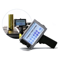 Impresora portátil de inyección de tinta manual, máquina de codificación de citas con fecha de caducidad de logotipo