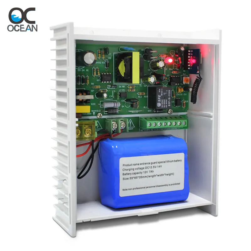 Dc Power Switching Voeding 12v5a Voor Toegangscontrole, Inbraakalarm, Cctv, Ups, Ondersteuning Back-Up Batterij