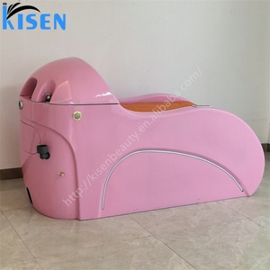 Sillón Eléctrico Automático Kisen para Lavado de Cabello y Spa Capilar con Masaje Robótico y Máquina de Fumigación - Product Image 1