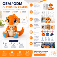 Boneka Plush AI ODM Kustom XDT Isi Kapas PP Ukuran Dapat Disesuaikan 11-30cm Kain Poliester Hadiah Ulang Tahun