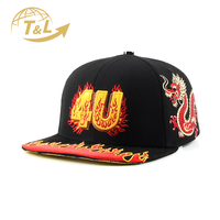 Casquette Snapback 4UGEAR personnalisée de haute qualité, 5 panneaux, logo brodé 3D, en denim, style Hip Pop, visière plate, unisexe, en coton, pour le sport et les fêtes