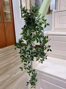 Plantas colgantes falsas <span class=keywords><strong>GM</strong></span>, vegetación artificial en maceta, vid de eucalipto sintética, helecho, hiedra Pothos en maceta para la decoración de la habitación del hogar - Product Image 4