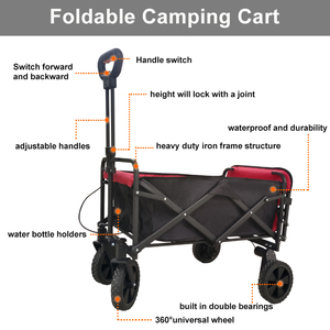 इलेक्ट्रिक 150l ट्राली आसान फोल्डिंग मोटर पावर रिचार्जेबल बैटरी के साथ <span class=keywords><strong>4</strong></span> पहियों वैगन - Product Image 6