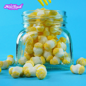 Têtes <span class=keywords><strong>de</strong></span> citron lyophilisées Bonbons acidulés Nouveauté unique Saveur sucrée et fruitée avec des motifs d'ours et <span class=keywords><strong>de</strong></span> boules similaires à la <span class=keywords><strong>guimauve</strong></span> - Product Image 3