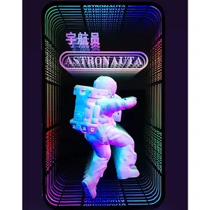 Abyss Mirror Neon Light Customization Infinite Starry Sky Geometry 3D DIY Luminescent Characters