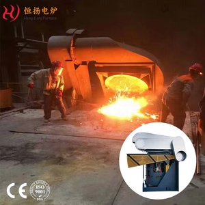 Forno de Indução Elétrico Industrial para Fusão de Aço e Ferro, 500kg-15t, Economia de Energia de 30% - Product Image 1