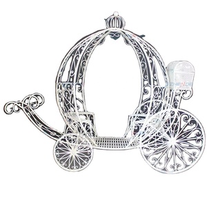 Hot--sell Pumpkin Horse Carts Wedding Electric Royal Carriage for Princess Sightseeing Pumpkin Special Transportation - Product Image 1