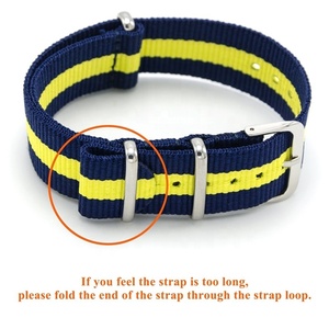 OEM personalizado 12mm 14MM 16MM 18mm 20mm 22mm 24mm correa a rayas correa de nailon - Product Image 5