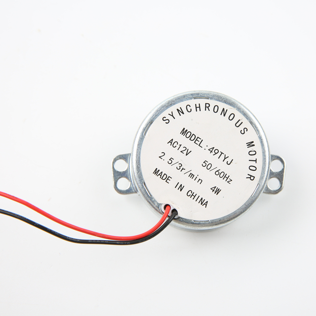 DC Gear Motor 12V 24V Synchronous Motor with Constant Speed CW CCW for Table Fan and Display Stand